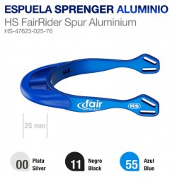 Espuela Sprenger Aluminio HS-4762 25mm Azul