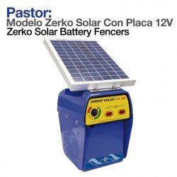 Pastor: Zerko Solar con Placa 12V Zaldi