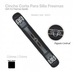 Cincha Corta para Silla Freemax Negro 60cm Zaldi