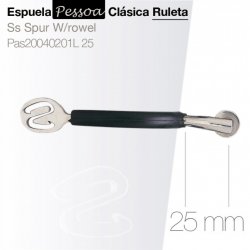 Espuela Pessoa Clásica con Ruleta Pas20040201 25mm Zaldi