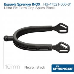 Espuela Sprenger Negro 10mm HS-47521-000-61 Zaldi