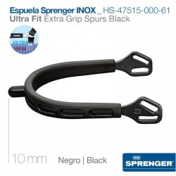 Espuela Sprenger Negro 10mm HS-47515-000-61 Zaldi