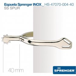 Espuela Sprenger Inox 40mm HS-47070-004-40 Zaldi