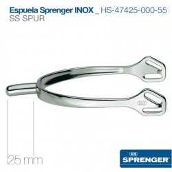 Espuela Sprenger Inox 25mm HS-47425-000-55 Zaldi