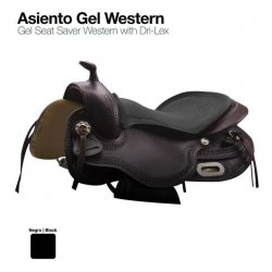 Asiento Gel Seat Saver Western Negro