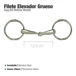 Filete Elevador Inox Grueso 21907 12.5cm