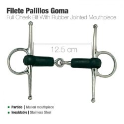 FILETE PALILLOS GOMA INOX 215381R 12.5cm  Ref: 21043131250