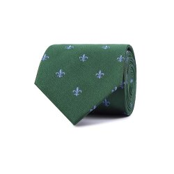 Corbata Flor de Lis Verde Ref CHF-03
