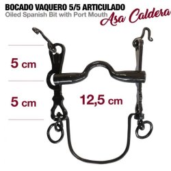Bocado Vaquero 5/5 Articulado Asa Caldera 12.5cm