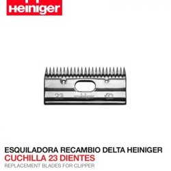 Esquiladora Recambio Delta Heiniger Cuchilla 23 Dientes