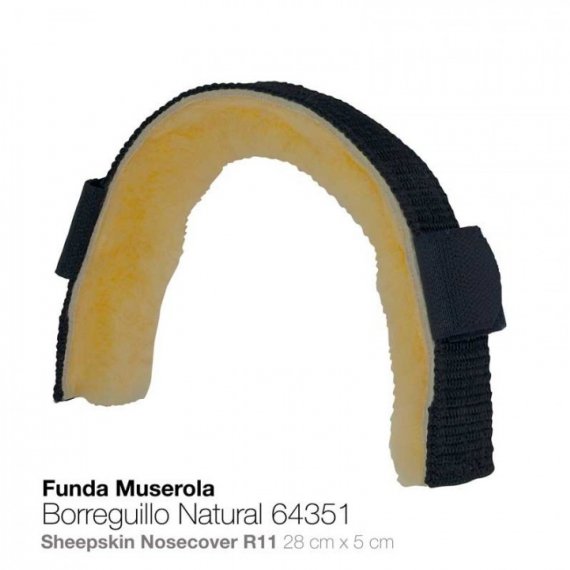  Funda para Muserola Borreguillo Natural 64351 Zaldi