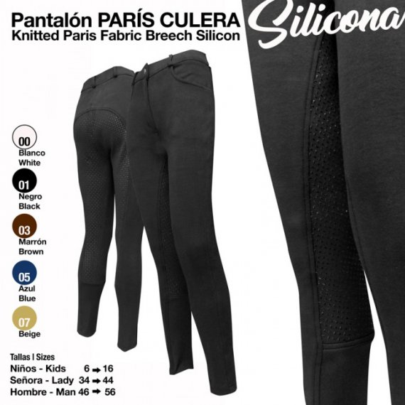 Pantalón París con Culera de Silicona Mujer