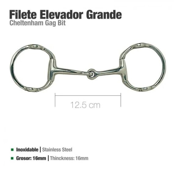 Filete Elevador Inox Grande 212611 12.5cm