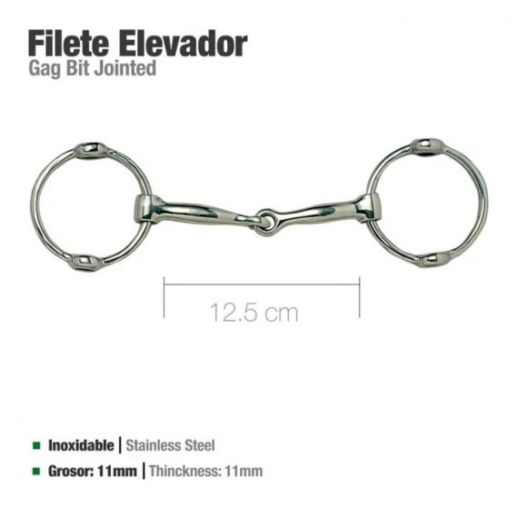 Filete Elevador Inox 21262 12.5cm