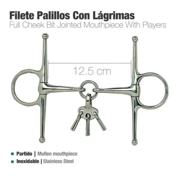 Filete Palillos con Lagrimas Inox 21535 12.5cm
