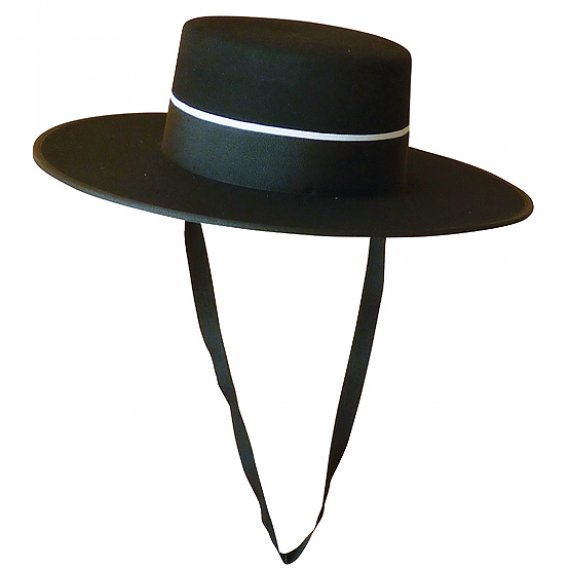 Sombrero Cañero de 1ª Calidad Negro Ref. 05720031