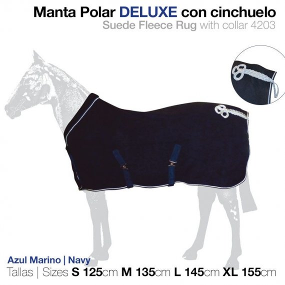 Manta Polar Deluxe con Cinchuelo zaldi